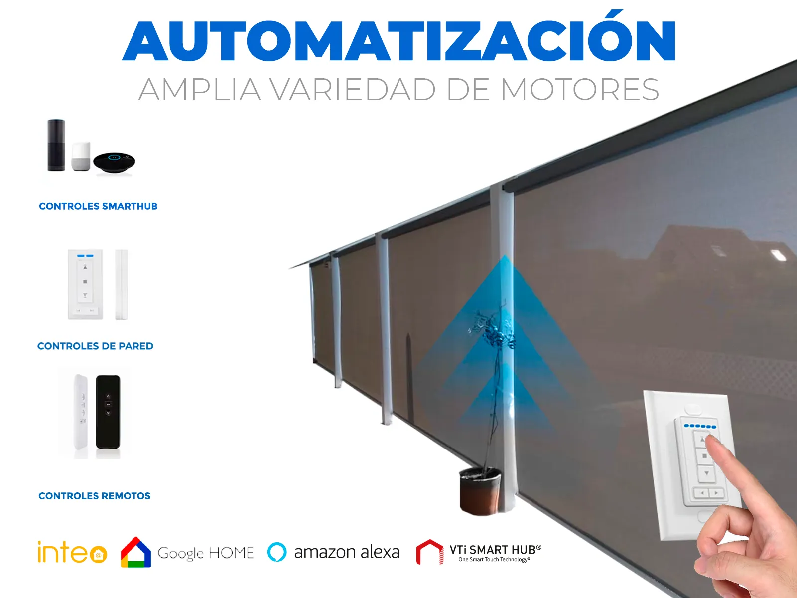 Cortinas terminación terraza